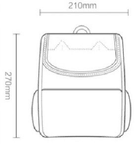 Xiaomi Yang Сhildren School Bag Light Weight Protect Spine (Blue) - 3