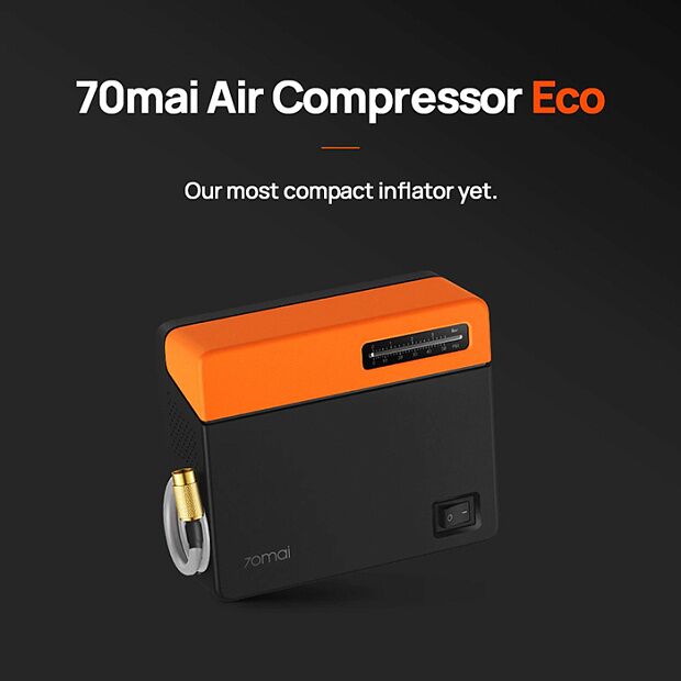 Автомобильный компрессор 70mai Air Pump Eco Midrive TP04 (Black) - 2