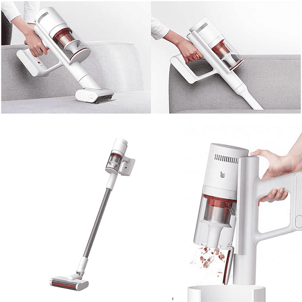 Ручной беспроводной пылесос Shunzao Handheld Wireless Vacuum Cleaner Z11 (White/Белый) - 6